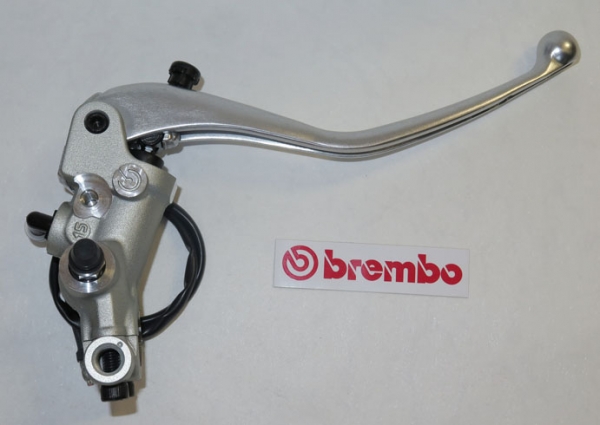 Brembo Handbremspumpe PR 18/19 , silber ohne Behälter